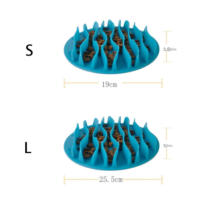 Tapis de léchage ondulé