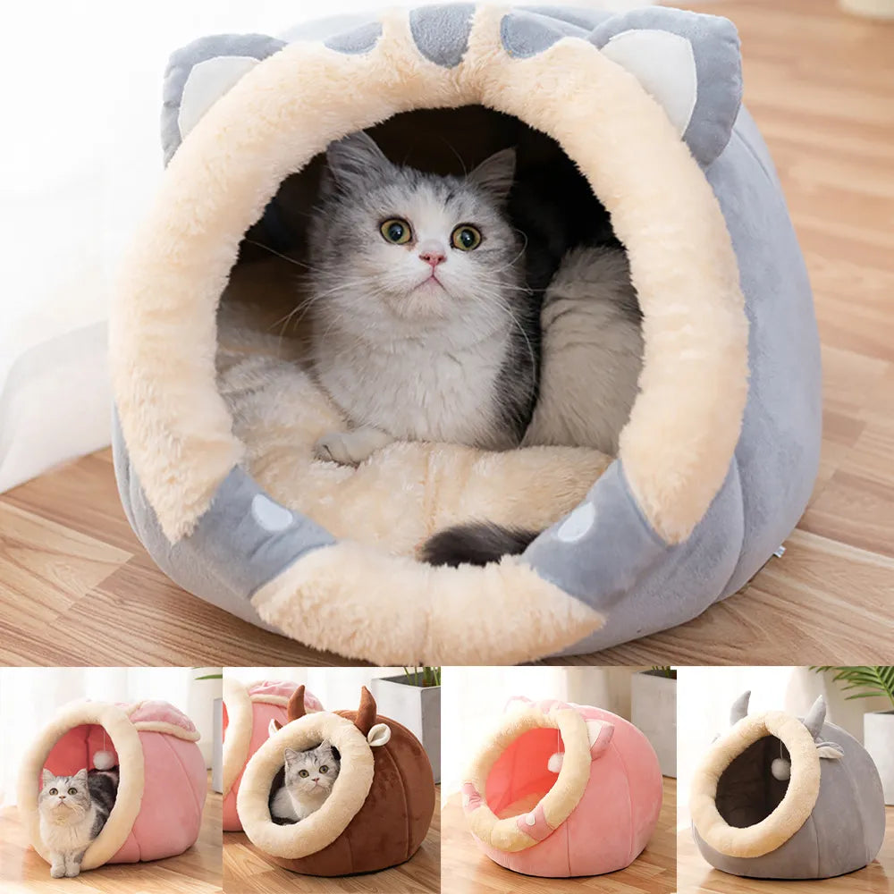 Maison pour chat chaleureuse et confortable