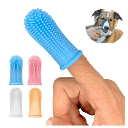 Brosse à dents pour doigt blanc