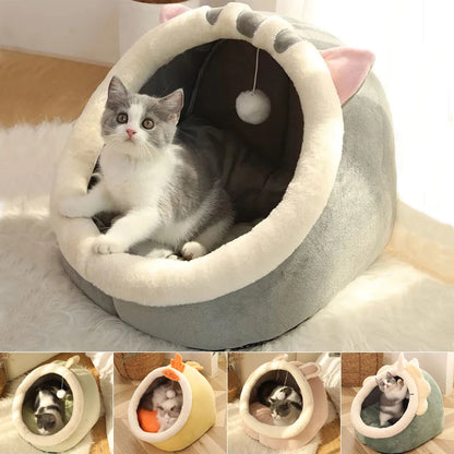 Maison pour chat chaleureuse et confortable