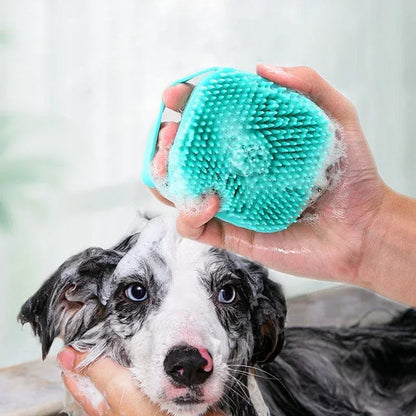 Brosse de bain jaune