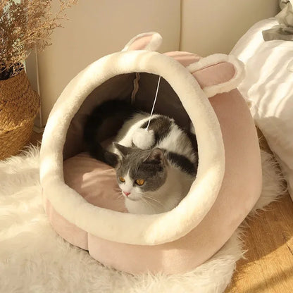 Maison pour chat chaleureuse et confortable